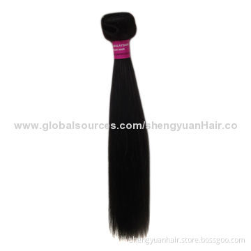 Hot Sale Brazilian Unprocessed Virgin Human Hair, Straight, Undyed Natural Color, 8 to 30" Wholesale
